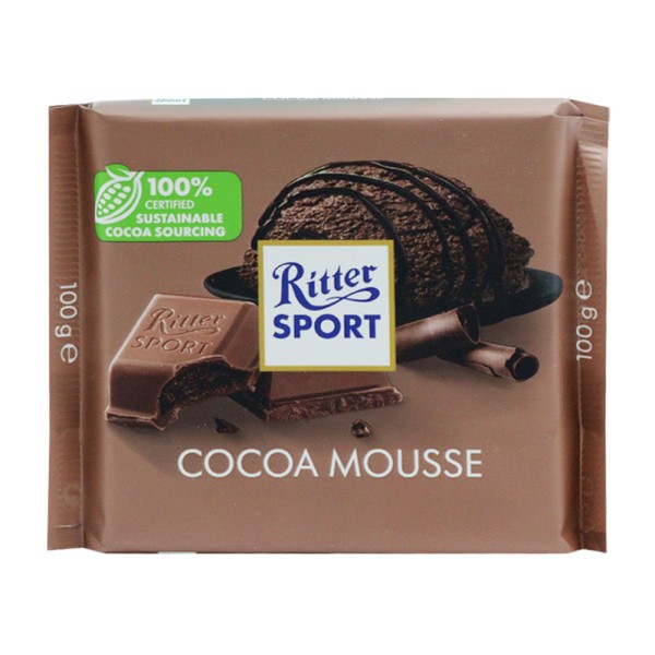RITTER SPORT MILK CHOC MOUSSE AU CHOC