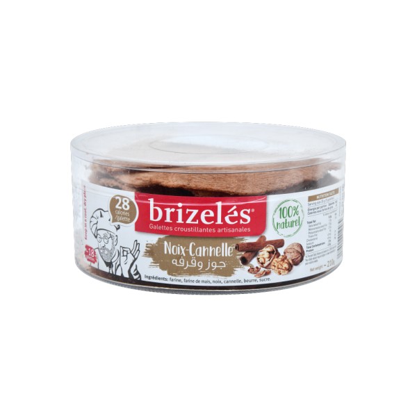 Brizeles Galettes Noix Cannelle 20PC- 180g 351878-V001 by Brizelés