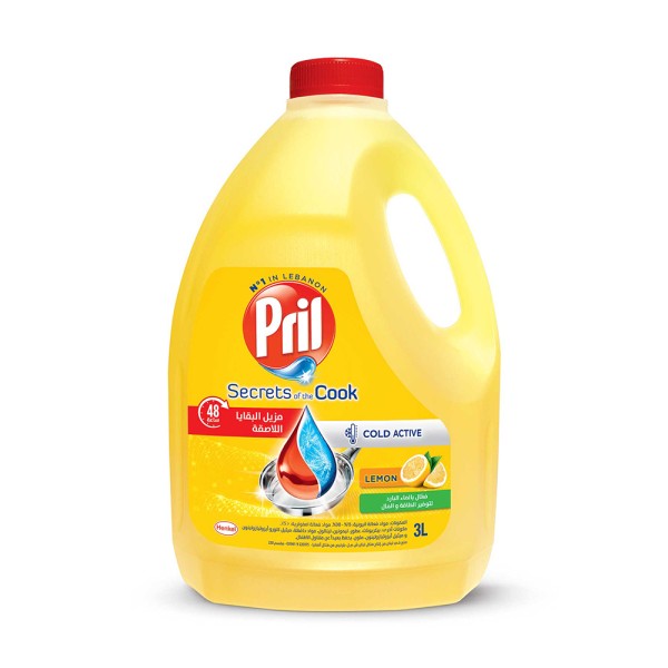 PRIL PRIL COLD POWER  SECRETS OF THE COOK  3L LEMON
