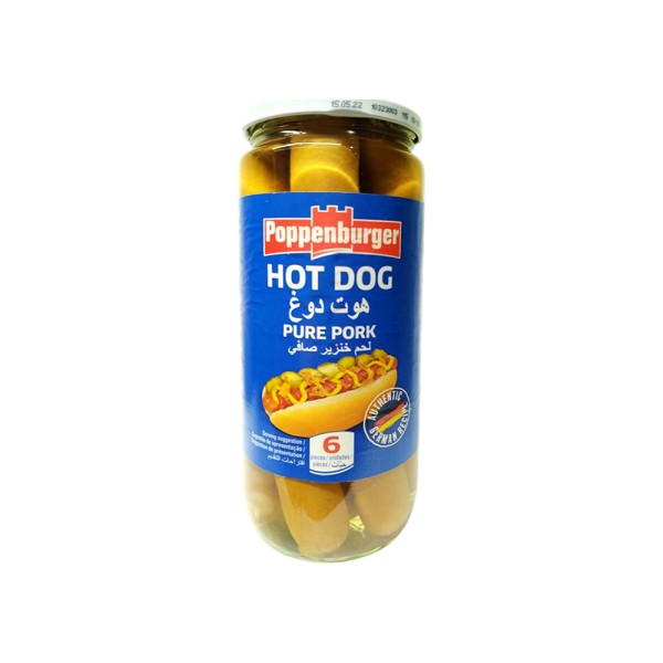 POPPENBURGER PORK HOT DOG