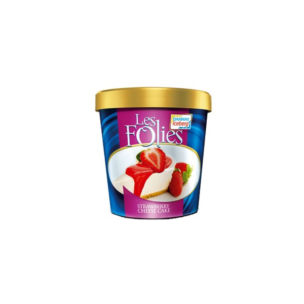 LES FOLIES STRAWB CHEESE CAKE 355216-V001 by Danway Iceberg