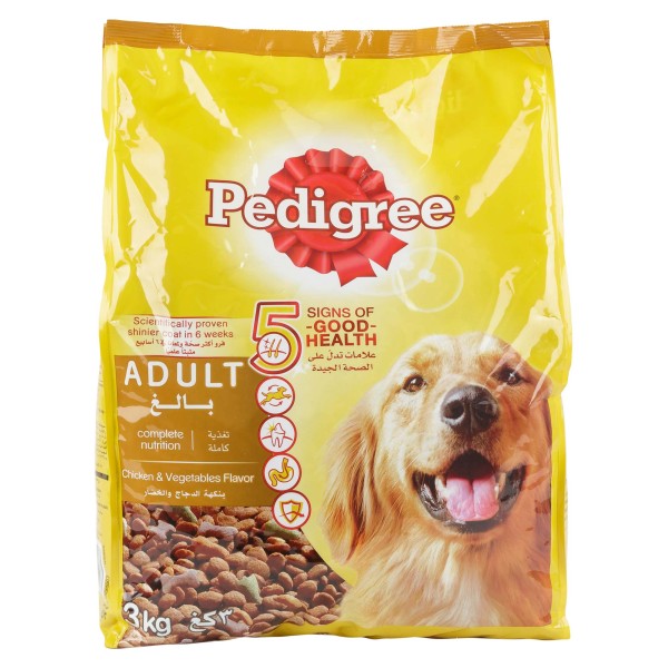 Pedigree Adult Chicken & Vegetables Flavor 3Kg 361950-V001 by Pedigree