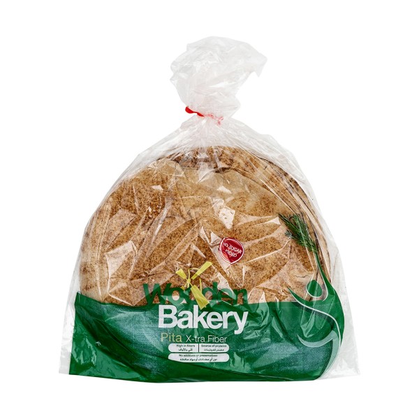 PITA XTRA-FIBER BREAD 8LOAVES 368018-V001 by Wooden Bakery