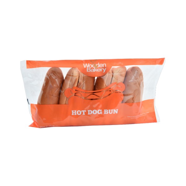 Wooden Bakery Hot Dog Bun 6PCS- 350g 368049-V001 by Wooden Bakery