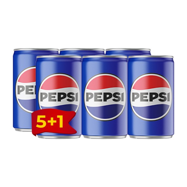 PEPSI  CAN+35ML 5+1 FREE