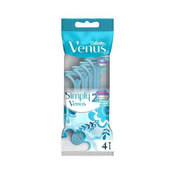 Gillette Disposable Simply Venus 2 4 Pieces 383486-V001 by Gillette