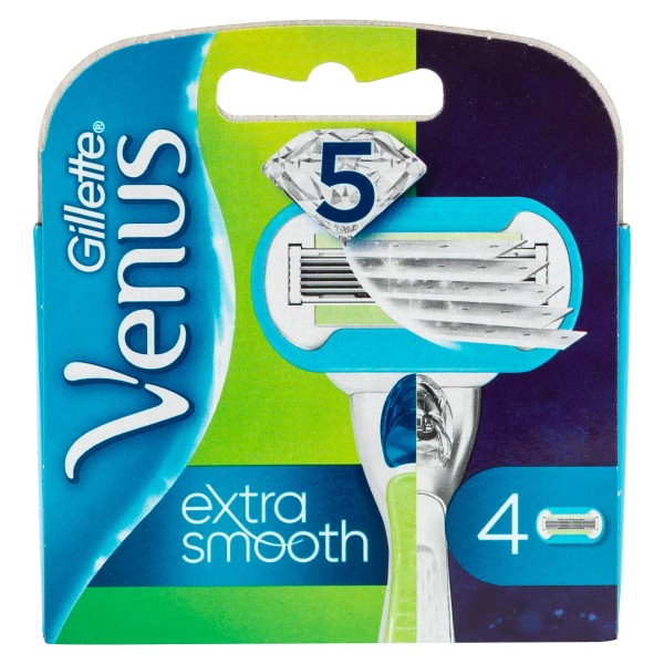 Gillette Venus Extra Smooth 5-Diamond-epilade Refill Heads 4 Count 383489-V001 by Gillette