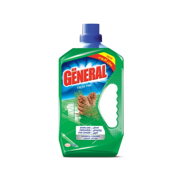 Der General All purpose Cleaner Liquid  New Shine  & Freshness with Stronger Perfume  1,5L Pine 388420-V001 by Der General