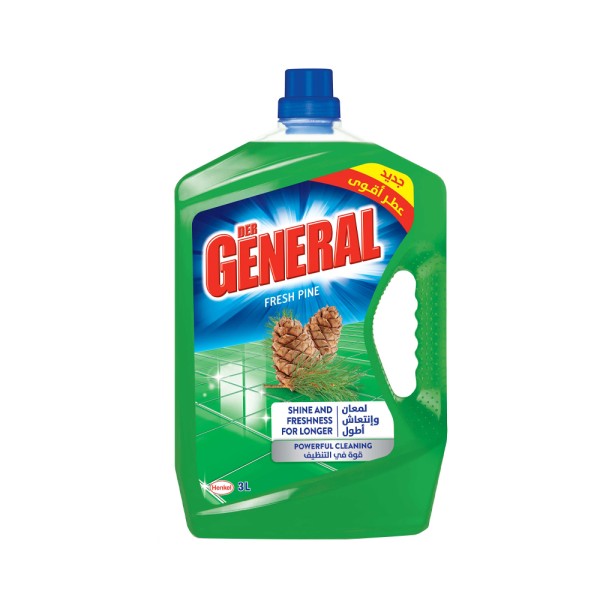 Der General All purpose Cleaner Liquid  New Shine  & Freshness with Stronger Perfume  3L Pine 388425-V001 by Der General