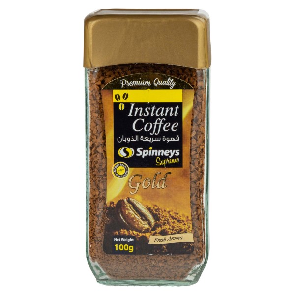 Spinneys Instant Gold Coffee 100G 392808-V001 by Spinneys Food