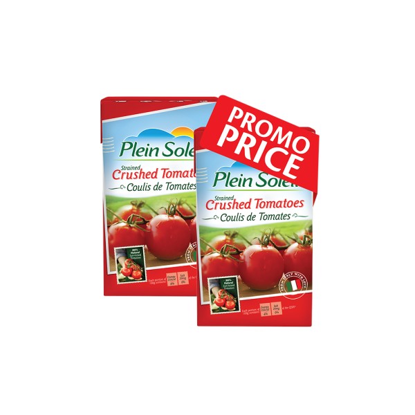 PLEIN SOLEIL 2xTOMATOES CRUSHED SP PRICE