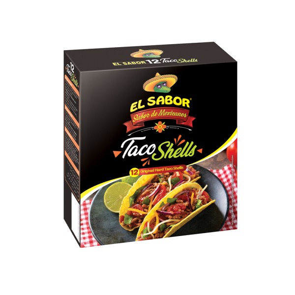 EL SABOR TACO SHELL 12