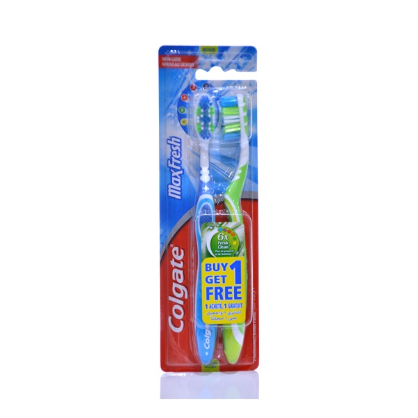 Colgate Maxfresh Medium Multipack Toothbrush  2pk 397085-V001 by Colgate