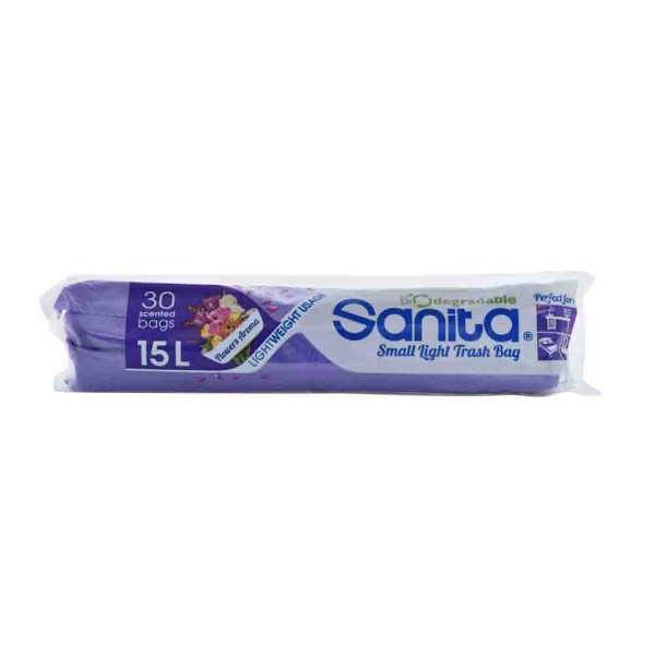 LIGHT PURPLE TRASH BAGS 30PC 409174-V001 by Sanita