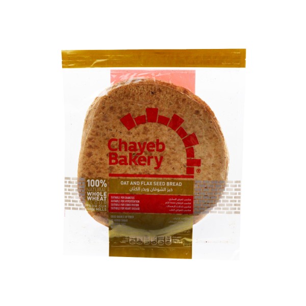 OAT+ FLAX SEEDS BREAD 411528-V001 by Chayeb Bakery