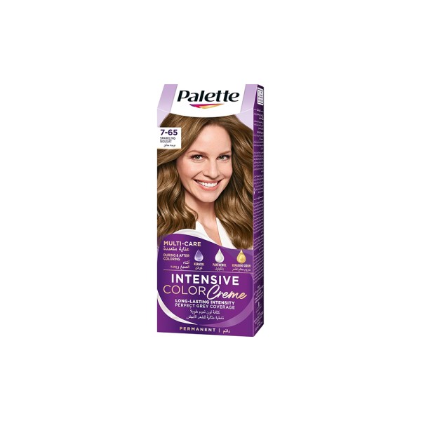 Palette Intensive Hair Color Cream With Liquid Keratin 7-65  Sparkling Nougat