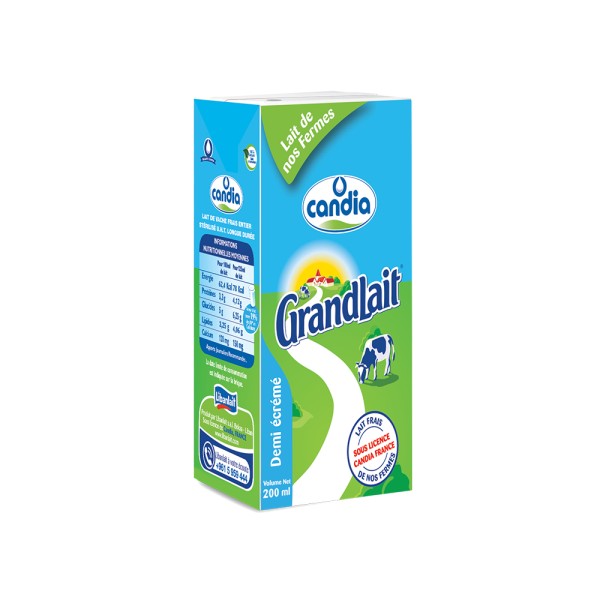 Candia Uht Half Skimmed 200ml 436154-V001 by Candia