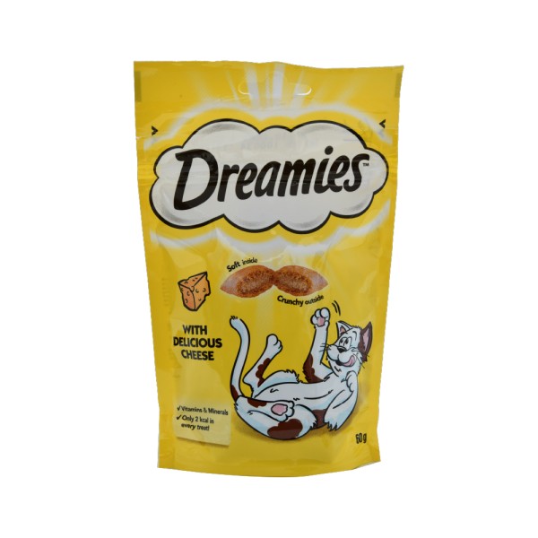 Dreamies Cat Dreamies Cheese - 60G 441771-V001 by Dreamies