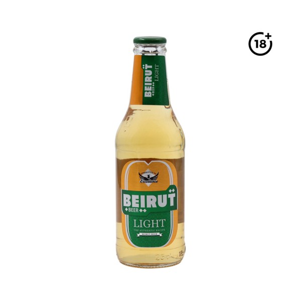 BEIRUT LIGHT BEER GLASS