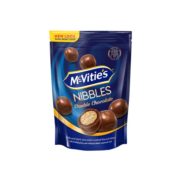 NIBBLES NIBBLES DIGESTIVE DOUBLE CHOC