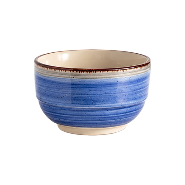 CHOOSING STONEWARE BOWL BLUE