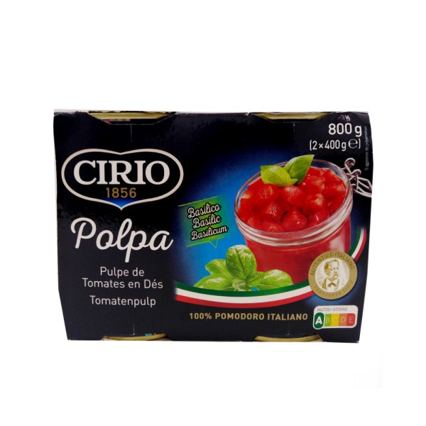 PULPE TOMATE BASILIC 461144-V001 by Cirio