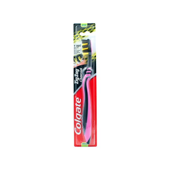 Colgate Zigzag Charcoal Medium