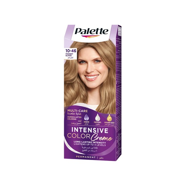 Palette Intensive Hair Color Cream With Liquid Keratin 10-46 Powdery Blonde