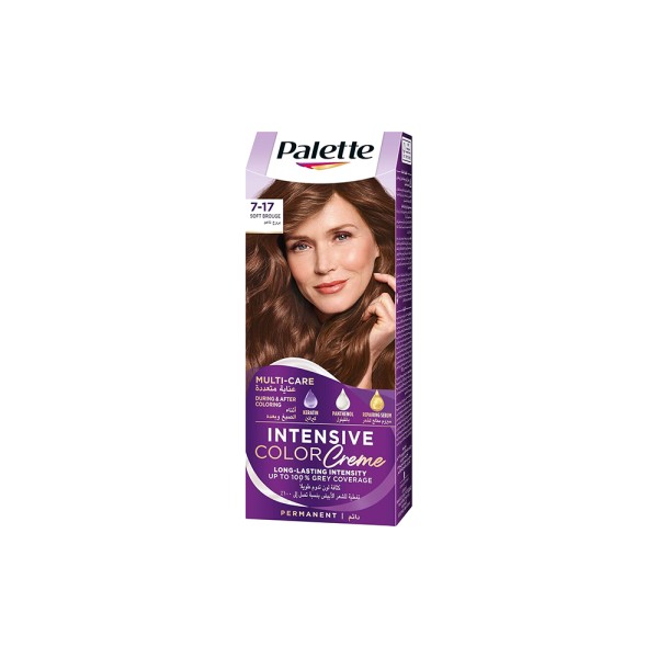 Palette Intensive Hair Color Cream With Liquid Keratin 7-17 Soft Brouje 