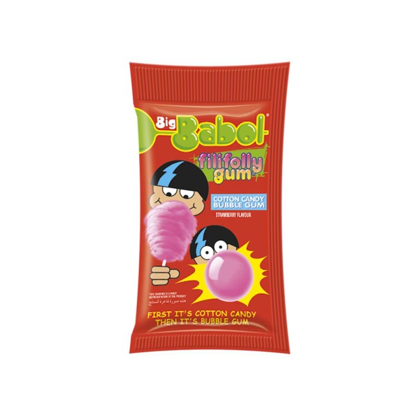 Big Babol Fili Folly Strawberry Gum 465209-V001 by Chupa Chups