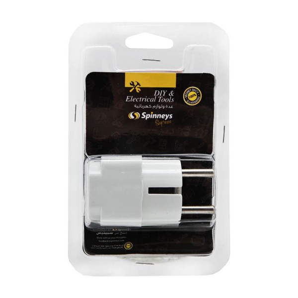 Spinneys European Adaptor Gm - 10Amp 468817-V001 by Spinneys Home