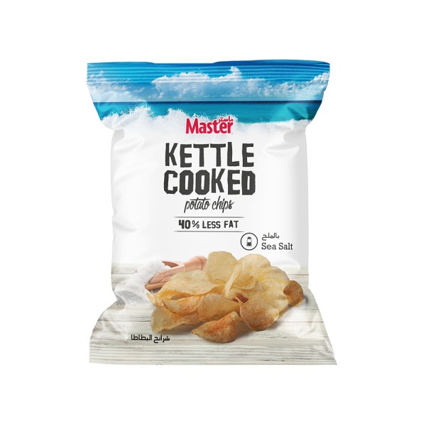 KETTLE MASTER SEA SALT CHIPS 