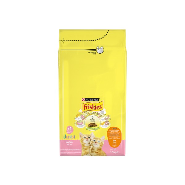 FRISKIES DRY CAT CHICKEN MILK JUNIOR
