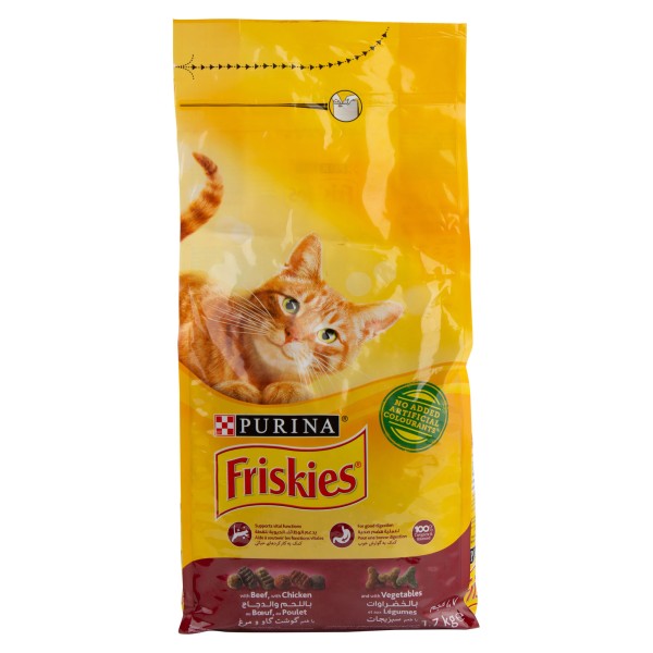 Purina Friskies With Beef, Chicken & Vegetables 1.7Kg 472000-V001 by Purina