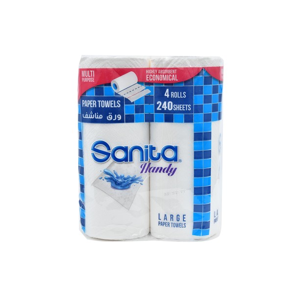HANDY TOWEL MED 4R 400+800FREE 476634-V004 by Sanita
