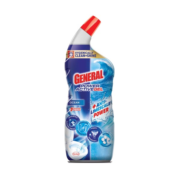 General Gel, Toilet Cleaner Liquid, Ocean Scent 750 ml 
