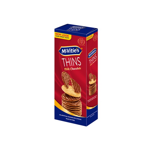 MCVITIES BISC THINS MILK CHOC