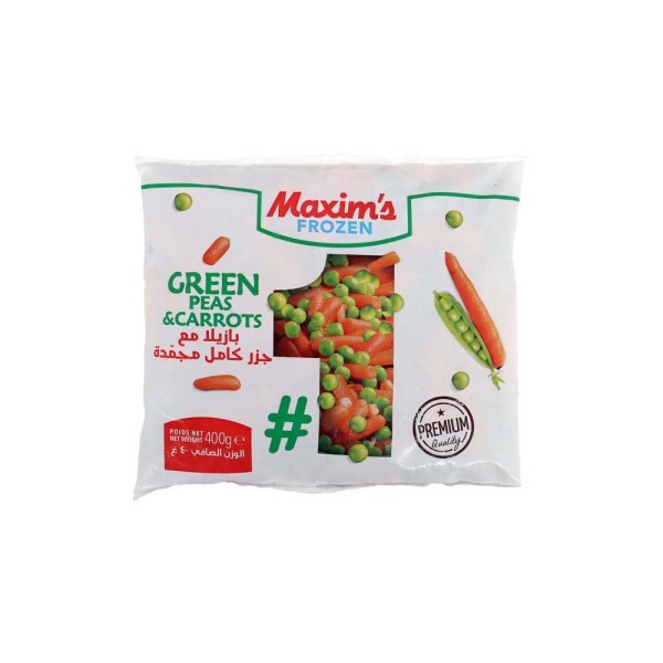 MAXIM'S GREEN PEAS+CARROTS