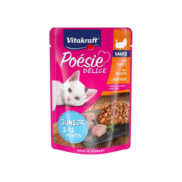 VITAKRAFT CAT POESIE DELI SAUCE+CHICKEN JUNIOR