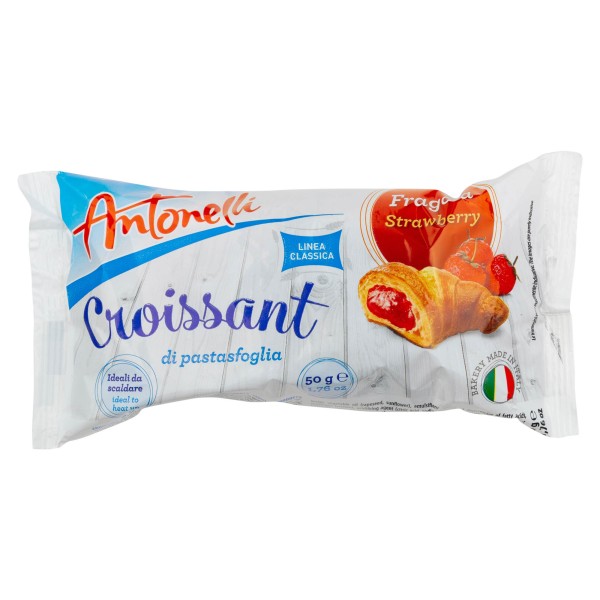 Antonelli Croissant With Chocolate & Milk Cream Filling 50G 486765-V001 by Antonelli