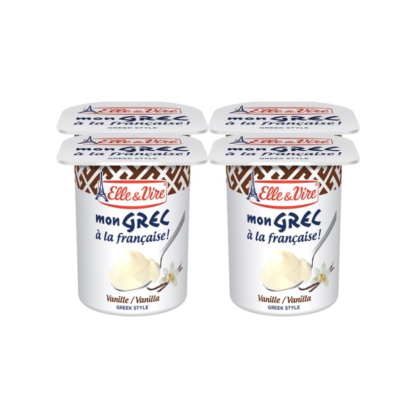 Elle & Vire Dessert Lacte Mon Grec Vanille 125G 487882-V001 by Elle & Vire
