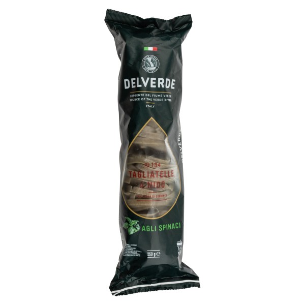 Delverde Tagliatelle Spinaci Nidi 250G 488576-V001 by Delverde