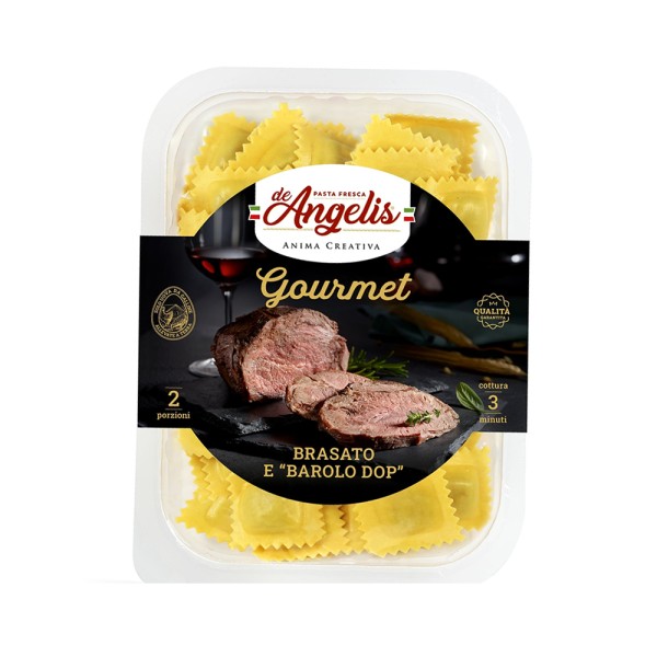 ANGELIS GOURMET RAVIOLI BRASATO+BAROLO DOP