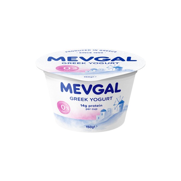 Mevgal Authentic Greek Yogurt 0 Fat 150g 489557-V001 by Mevgal