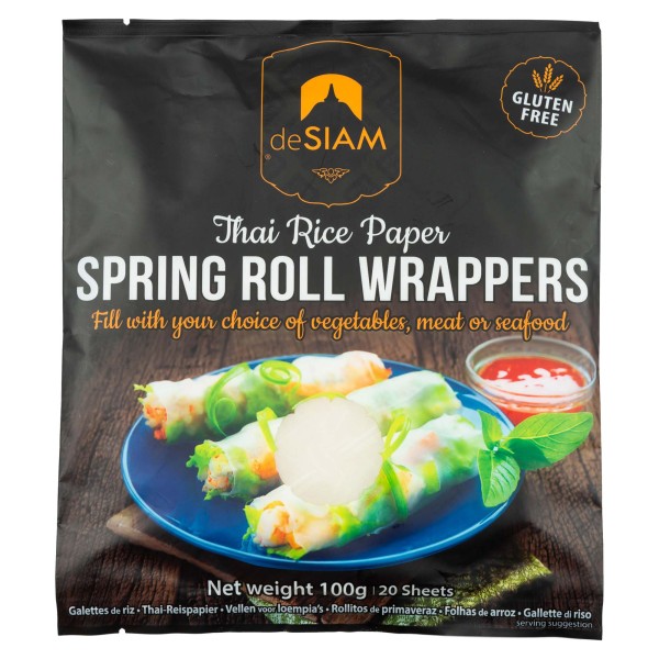 DeSiam Spring Roll Wrappers 100G 489862-V001 by deSiam