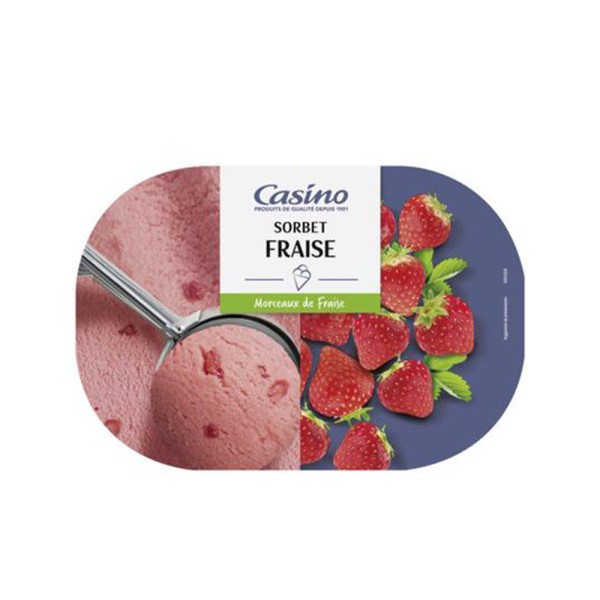 Casino Sorbet Fraise - 540G 492262-V001 by Casino
