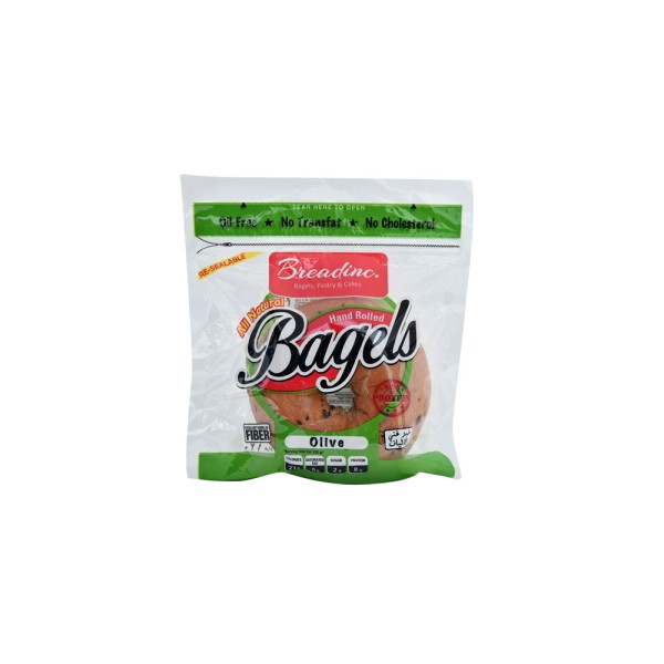 T.Brandinc Olive Bagel Single Pack 120g 492422-V001 by Breadinc