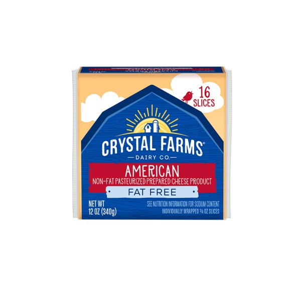 AMERICAN CHEESE FAT FREE 16 492794-V001 by Crystal Farms