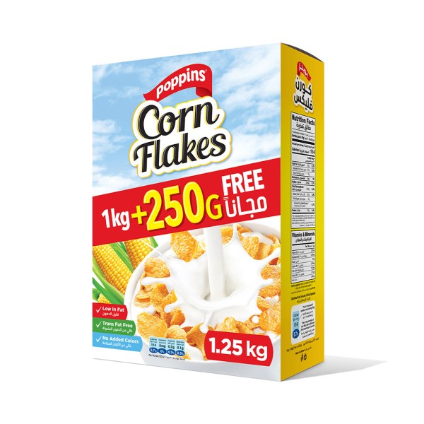 POPPINS CORN FLAKES +250 G FREE