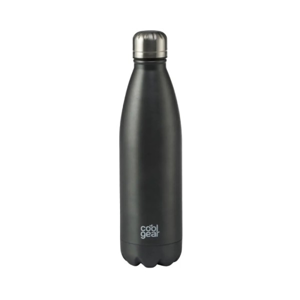 COOL GEAR WATER BOTLE STAINLS STEL BLACK